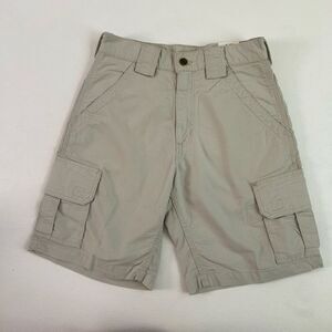 Carhartt Cargo Work Shorts Men’s 28 Khaki Beige Cotton Workwear Utility Pockets